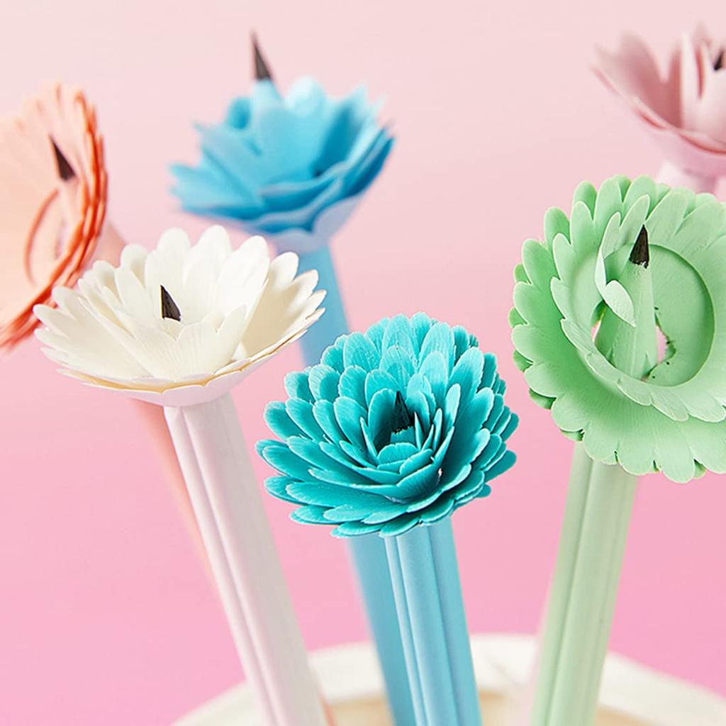 Niedliche Blume Lustige und stilvolle Blume Büro Bleistifte für Grundschule Niedlich Perfekt für oder als Bleistifte, HB, 50-teiliges Set. Bleistifte. Schüler.