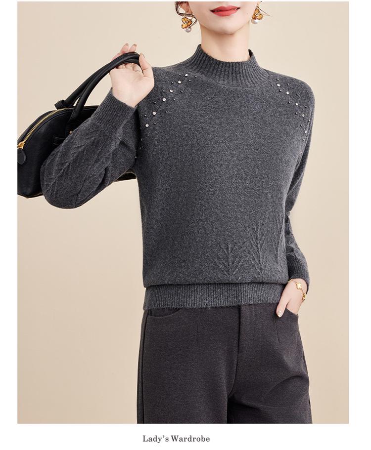 2025 New Stylish Winter Knit Sweater for Middle-aged & Elderly Women