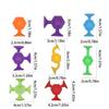 Diy Early Childhood Education Assembly Suction Cup Soft Silicone Building Block Toy For Children