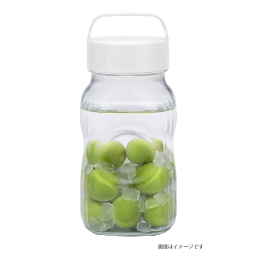 Toyo Sasaki Glass "Tsukejozu" Fruit Syrup Bottle, Orange, 1500ml, Made In Japan, Ume Bottle, Fruit Liquor Bottle, Storage Container, Umeshu Bottle, Fr