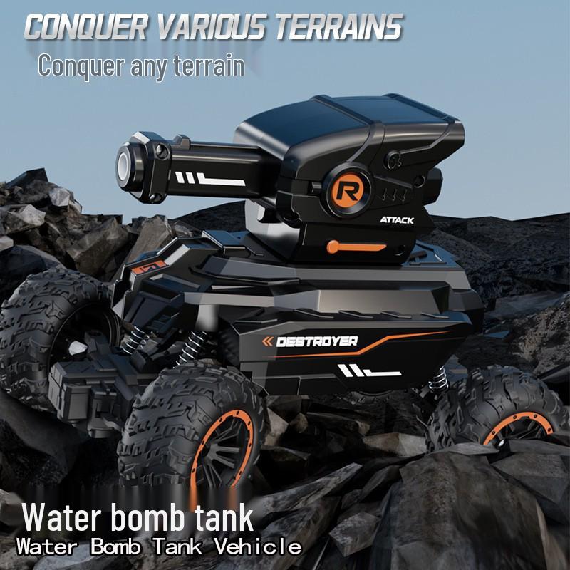 Durable Electric Off-Road Remote Control Climbing Car with Water Bomb Feature for Kids