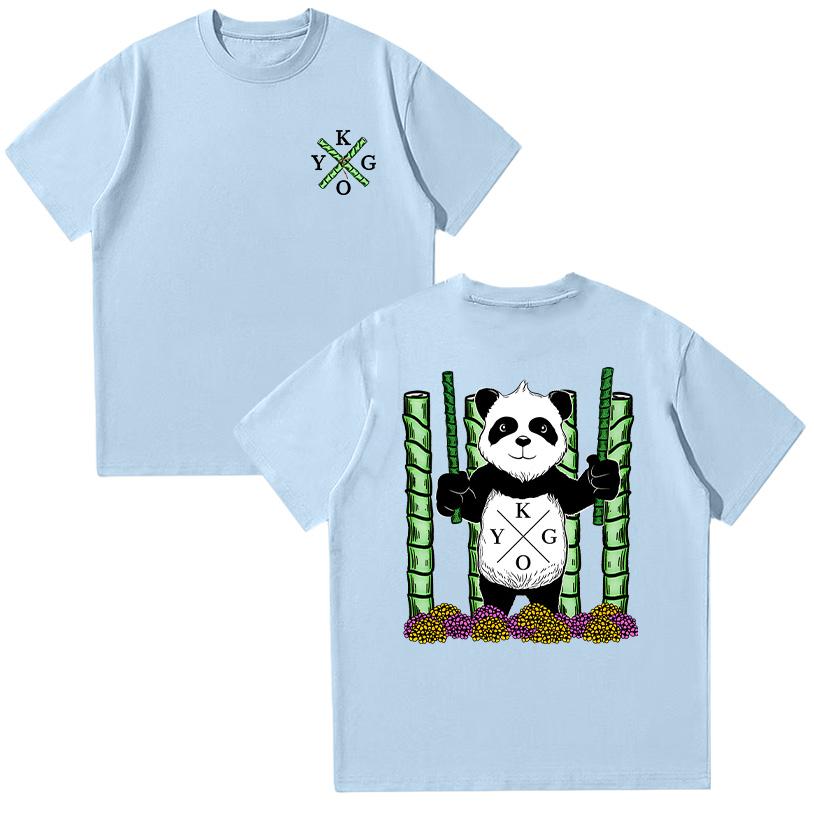 Kygo Panda Tričko Norský DJ Kygo Anime Grafická Trička Bavlna Vysoká Kvalita Pánské Tričko Y2k Streetwear Ženy Muž Neformální Oblečení