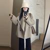 Women's Hepburn-Style Lapel Wool Coat - 2025 Autumn/Winter Collection
