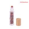 10ml Natürlicher Edelstein Roll-On Flasche Nachfüllbar Ätherisches Öl Körperparfüm Glas innen Heilkristall Schönheits-Chips 1 Stück