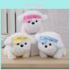 Soft And Cuddly Dog Plush Toy Keychain Cute Pet Accessory For Bags And Purses
