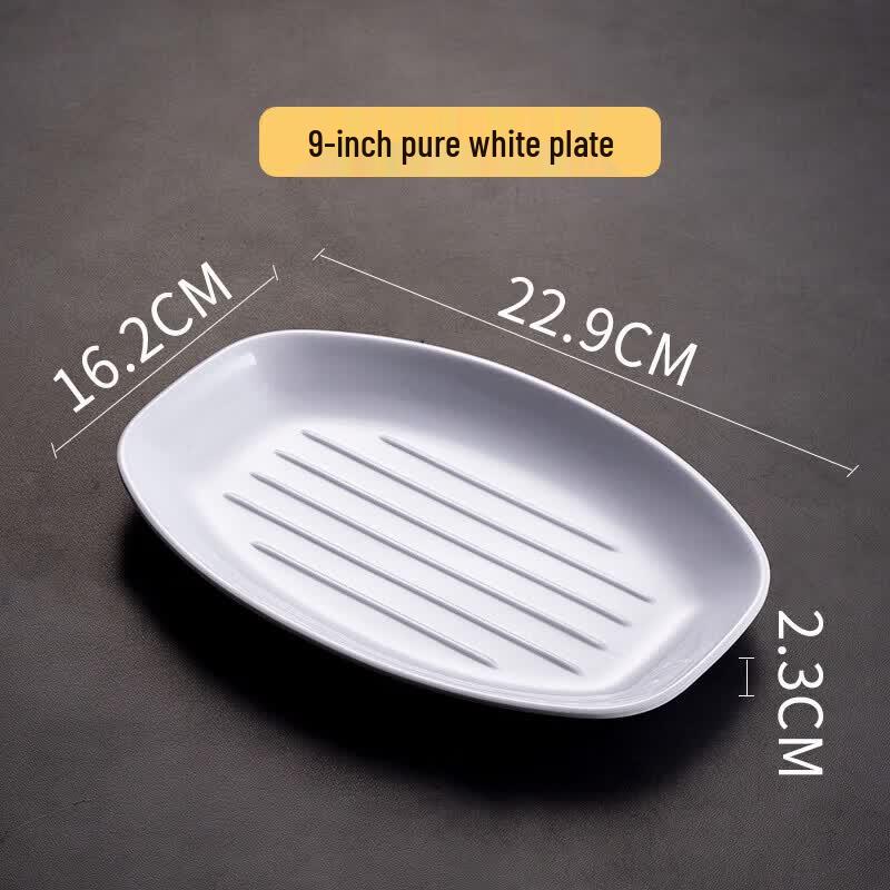 Commercial Melamine Square Dinner Plate