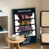 Band G-Gorillaz Classic Vintage Posters Decoracion Painting Wall Art White Kraft Paper Kawaii Room Decor
