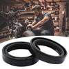 Tool Free Installation Motorcycle Front Fork Oil Seal Set with Spring Loaded Lip and Dust Guard For 125-250cc Various Models