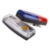 Rotes Blaues Stroboskop-Warnlicht mit Taschenlampe LED Verkehrsschulterlampe Outdoor-Patrouillen-Schulterlicht