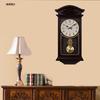 Chinese Large 3D Wall Clock Vintage Living Room European Pendulum Clock Wall Luxury Antique Retro Pendule Mural Loft Decor SC322