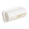 Wall Mounted Trash Bag Holder Plastic Drill Free Garbage Bag Dispenser for Home Kitchen White