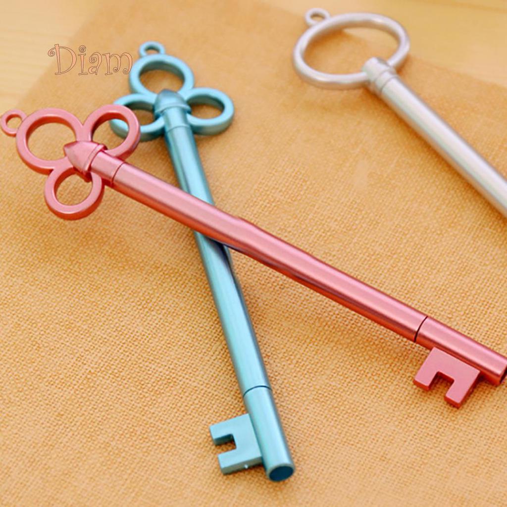 Elens Store 0.5mm Creative Key Shape Gel Pen School Office Writing Stationery Student Gift