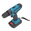 Cordless Drill 2 Gear Speed 38 24 UNF Keyless Chuck Portable Hand Electric Drill with 2 Batteries