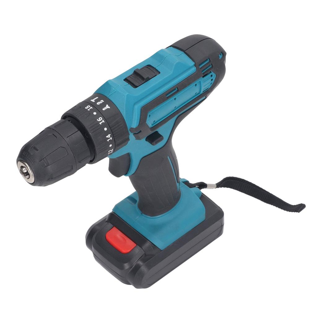 Cordless Drill 2 Gear Speed 38 24 UNF Keyless Chuck Portable Hand Electric Drill with 2 Batteries