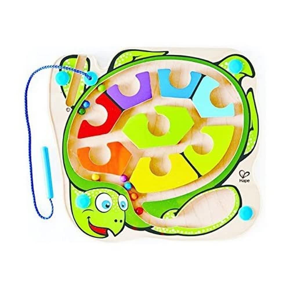 

Деревянная игрушка-лабиринт Hape Turtle Rolling Maze xx Ages E1705 24,5 22,3 2,1 см 3+