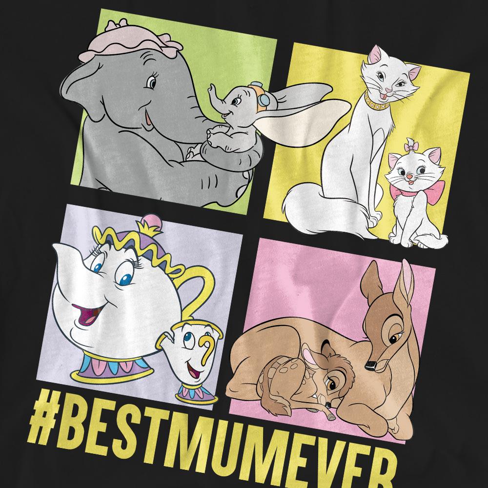Aristokočky Unisex Dospělý Bestmumever Dumbo & Bambi Den matek Tričko