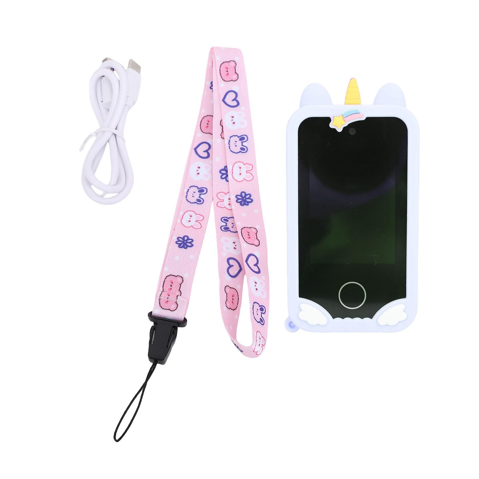 

Toddler Smart Phone Dual Lens Educational Digital Camera with 32GB Memory Card 6 Music Tracks for Boys Girls Age 3-10
