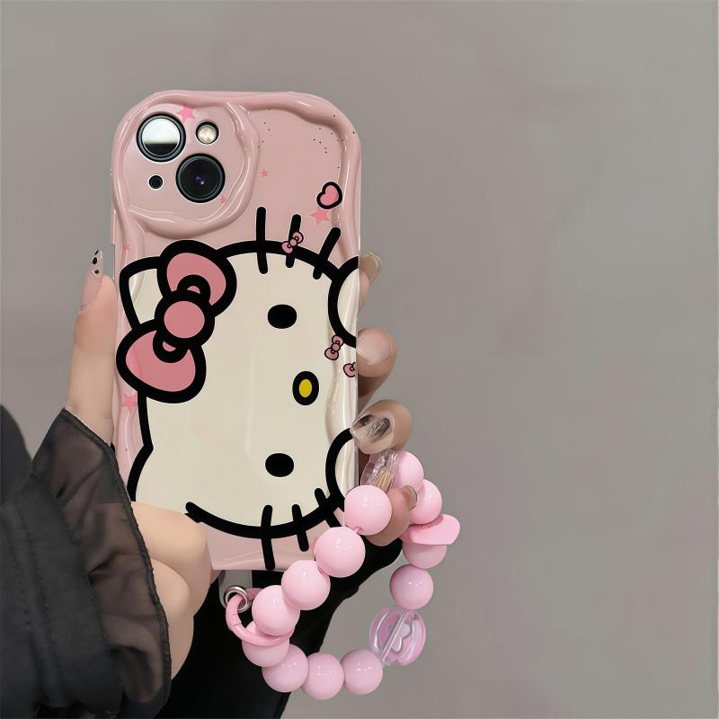 Hello Kitty Kuromi Bracket Holder Chain Casing For Huawei Honor 400 Lite Pro X9B X8C X8B X8A X9D X7D X7B X7A X6B 90 Lite 5G Case