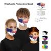 Dust Mask Adjustable Printed Mask with 5-layer Filtration Breathable Face Cover