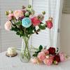 Premium Peony Artificial Flowers - Elegant Home & Table Decor, Perfect for Photography