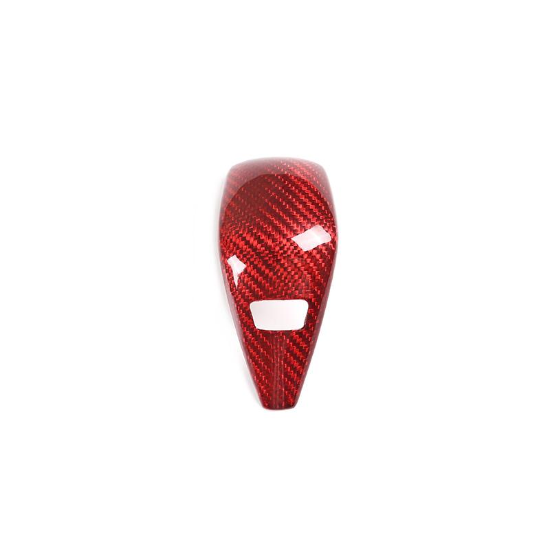 For BMW 1 3 4 Series F40 G20 G21 G22 G23 G24 Z4 2020-21 Real Carbon Fiber Car Gear Shift Knob Head Parts Cover Trim Accessories