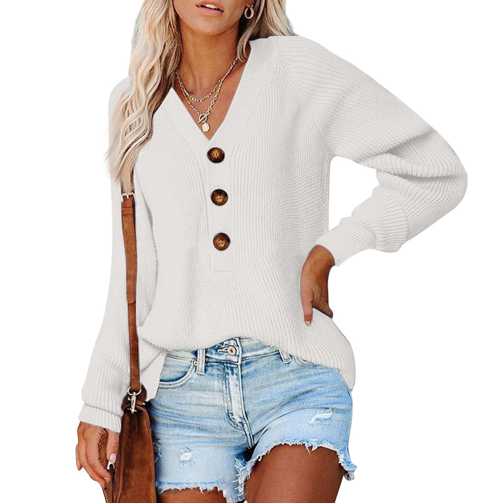 

Жіночий модний повсякденний светр у стилі печворк з довгими рукавами, пуловер, топ XL білий