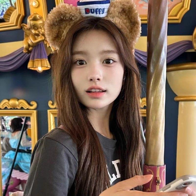 Doll Duffy Bear Headband Cute Sailor Navy Hat Amusement Park Photo Clock In Headband Hair Accessories