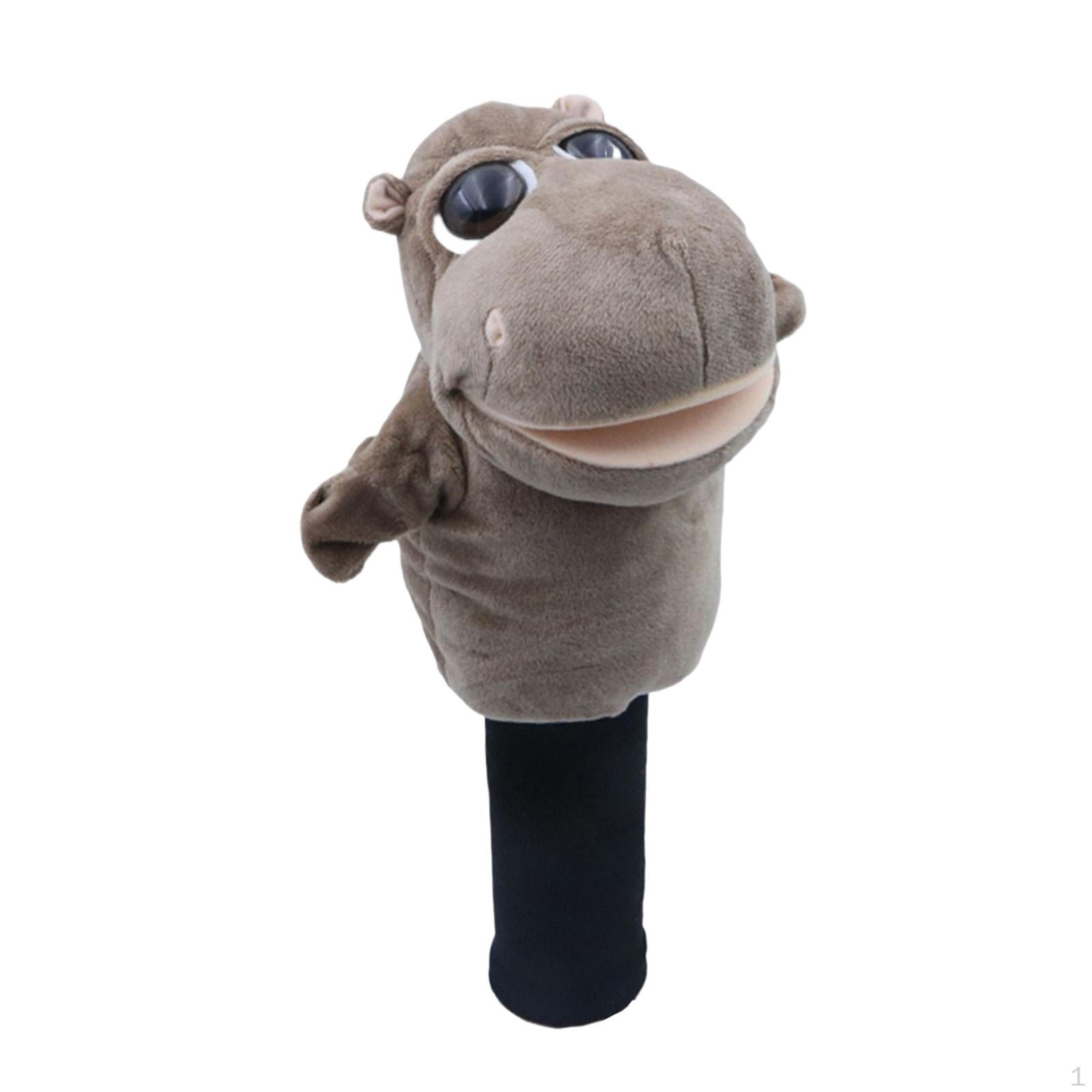 

Чехол на головку клюшки для гольфа с дизайном животного, Аксессуар для защиты головки, Идеально подходит для гольфистов и семей hippo