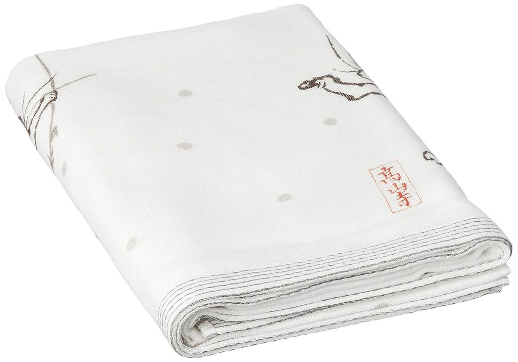 Marushin Osuška Kozanji Temple Certified Choju Jinbutsu Giga 60 x 120 cm Yugi Made in Japan Bavlna Imabari Certified Ručník 0525006400 100%