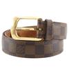 LOUIS VUITTON ceinture ellipse belt M6995 Brown Damier canvas mens Used