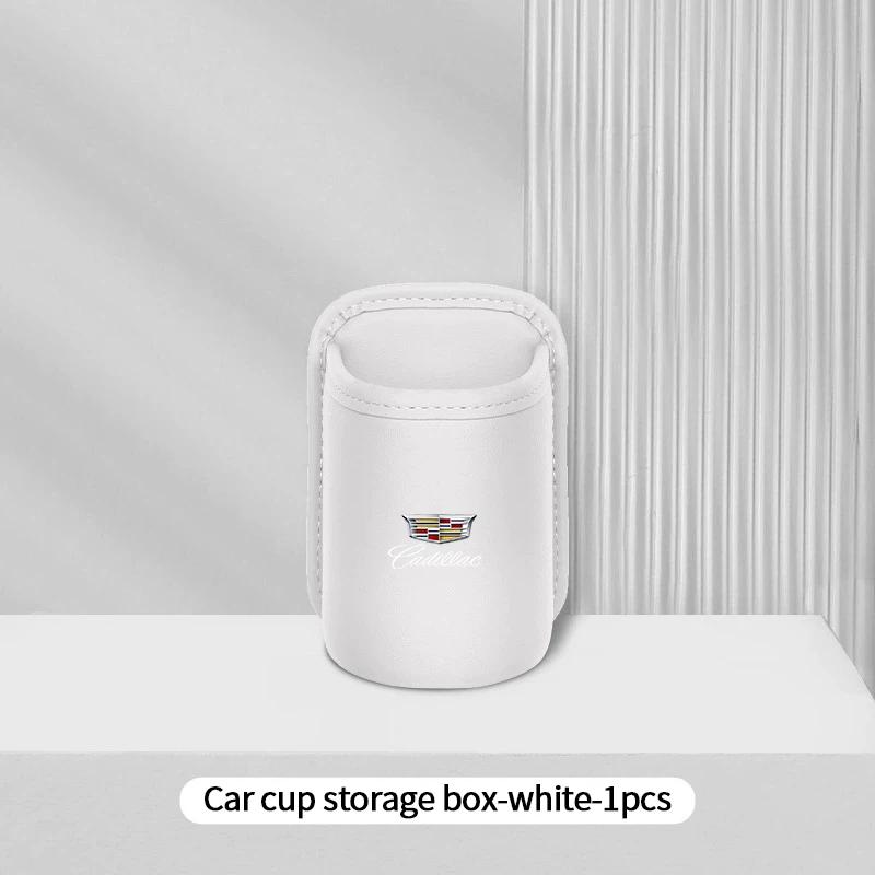 

For Cadillac XT5 XT6 XTS ATS BLS CT4 CT5 SLS SRX CTS ESCALADE Car Logo Water Cup Box Car Door Wall Mounted Storage Accessories