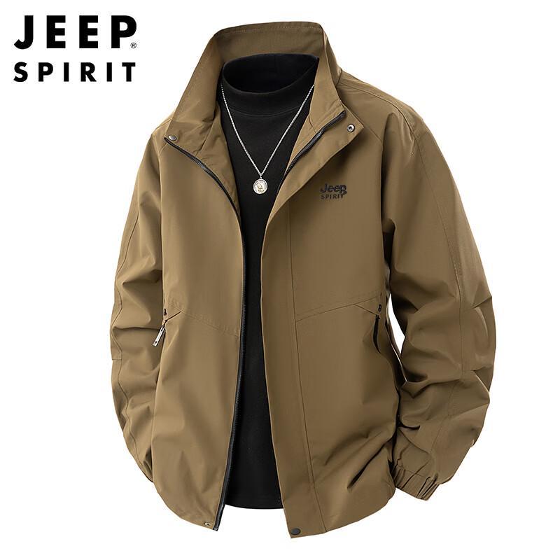 

JEEP SPIRIT Men s Casual Stand-Collar Jacket XL