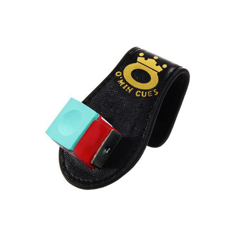 

PU Billiard Chalk Holder Pouch Bag Pool Billiards Snooker Accessories Leather Magnetic Belt Clip Chalk Holder Pool Accessory