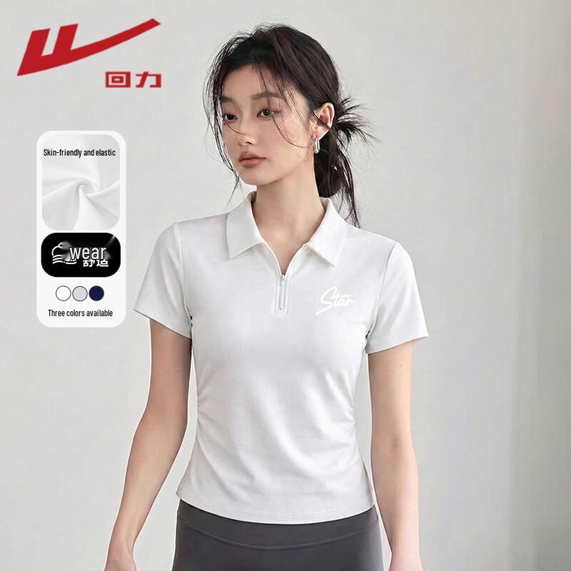 Warrior Women s Half-Zip Polo T-Shirt L