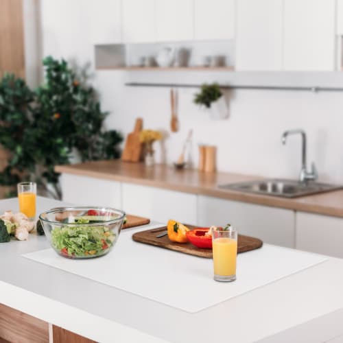 Silicone Kitchen Mat, Thick, Insulated, Protective Countertop Mat, Large, Silicone Sink Mat, Non-Slip, for Cooking and Dining, Decorative, Dining Tabl