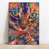 Canvas  Abstract Animals Lion Tiger Cat Colour Retro  Wall Decoration Pictures Living Bedroom Decor Posters