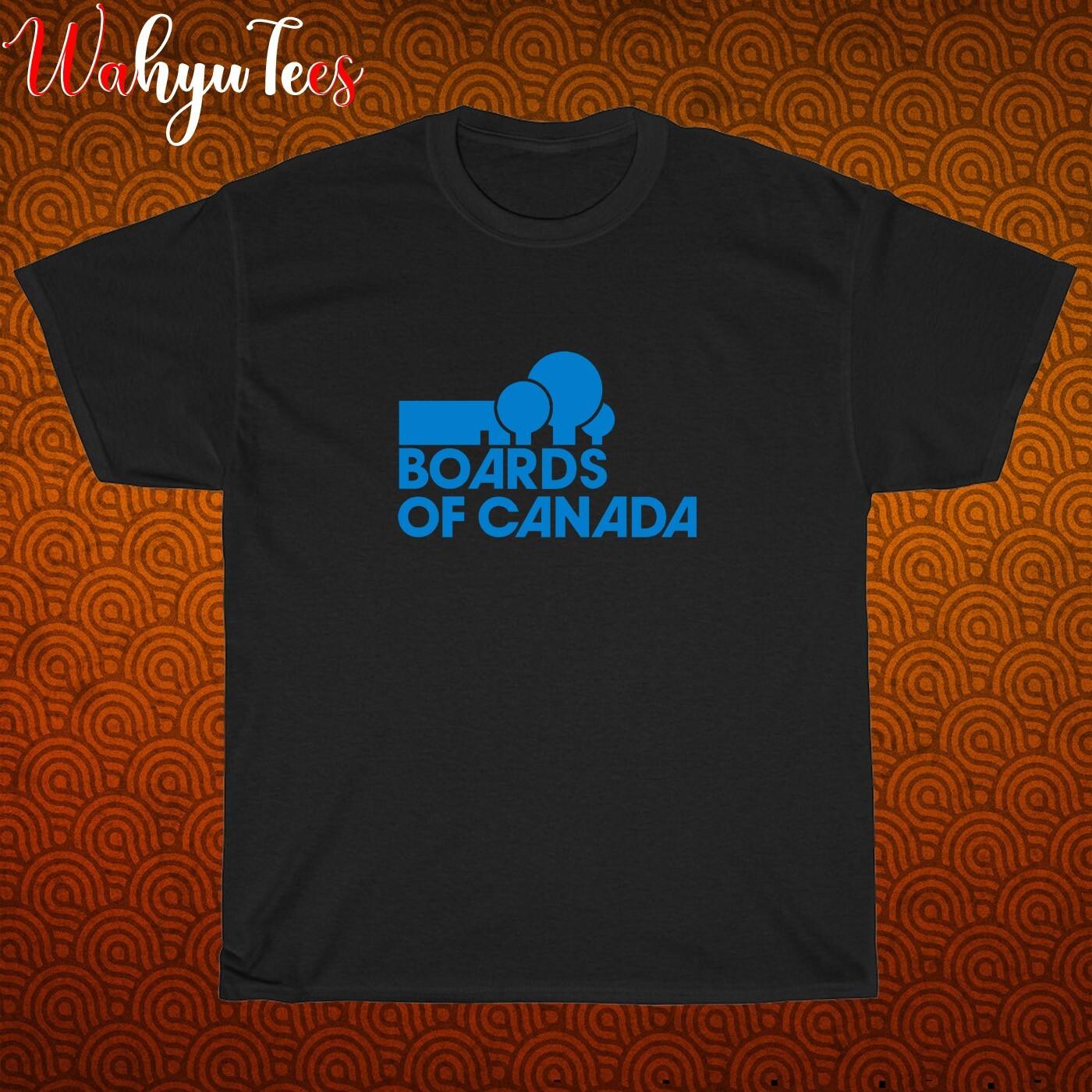 New BOARDS OF CANADA Logo Black/Grey/Navy/White Size S-5XL Unisex T-Shirt XXXXL