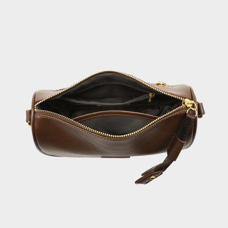 New Crossbody Bag Genuine Leather Commuting Bag High-end Single-shoulder Pillow Bag