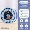 Stainless Steel Magnetic Kitchen Timer: Mechanical Rotating Countdown Clock for Students