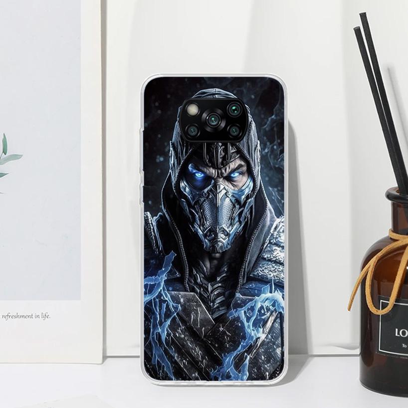 Mortal Kombat Phone Case For Xiaomi Poco X7 X6 X5 M7 M8 Pro F7 Ultra Redmi 15C 15 13C 13 12C 12 10 10C 10A Art Fundas Poco X7 X6