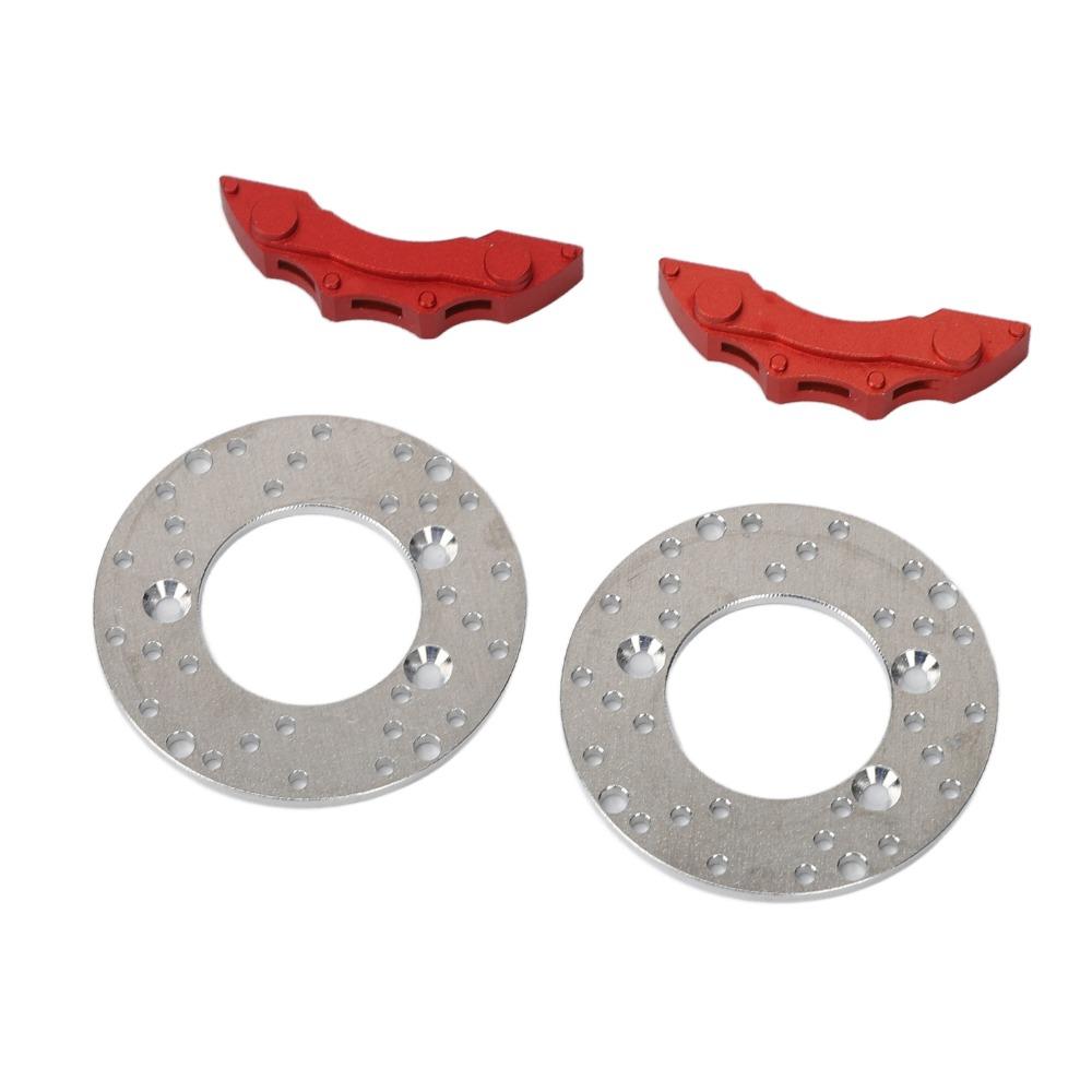 2 Pcs/Set Aluminum Alloy RC Wheel Brake Disc for Traxxas TRX4/TRX6 1/10 RC Cars For RC Upgrade
