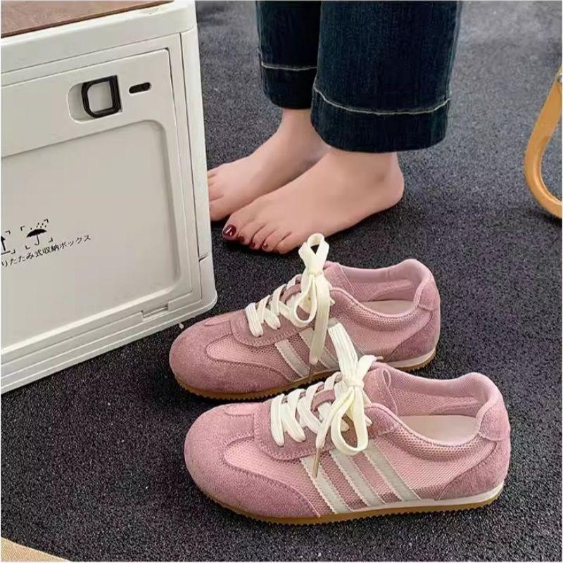 Mesh German Training Shoes for Women In the Summer of 2025 Are Popular, Breathable and Lightweight Soft-soled Forrest Gump Shoes, Retro Thin Sports