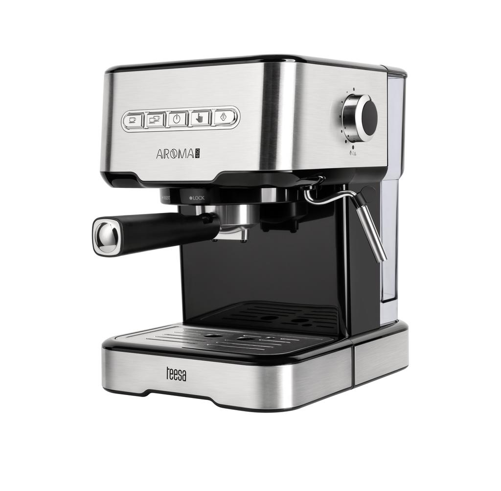 TEESA pressure coffee machine with a 15 bar frother