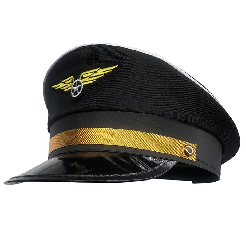 Cap Captain Hats Navy Party Costume Police Sailors Caps Captains Flight Hat