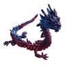 3D Printed Chinese Loong Figurine Movable Joints Standing Dragon Figure Articulated Dragon Model Fidget Toy Desktop Decoration Ornament