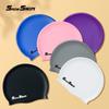 Adult Silicone Swim Caps Men And Women Solid Color High Quality Swimming Cap For Women Swimming Pool Accessories