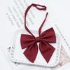 Adult Women School Uniform Bow Tie With Breathable Cotton For Office And Casual Wear