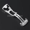 20mm Polished Matte Stainless Steel Watch Buckle for Omega Watch Strap Clasp for Deployment Double Press Folding Button Silver