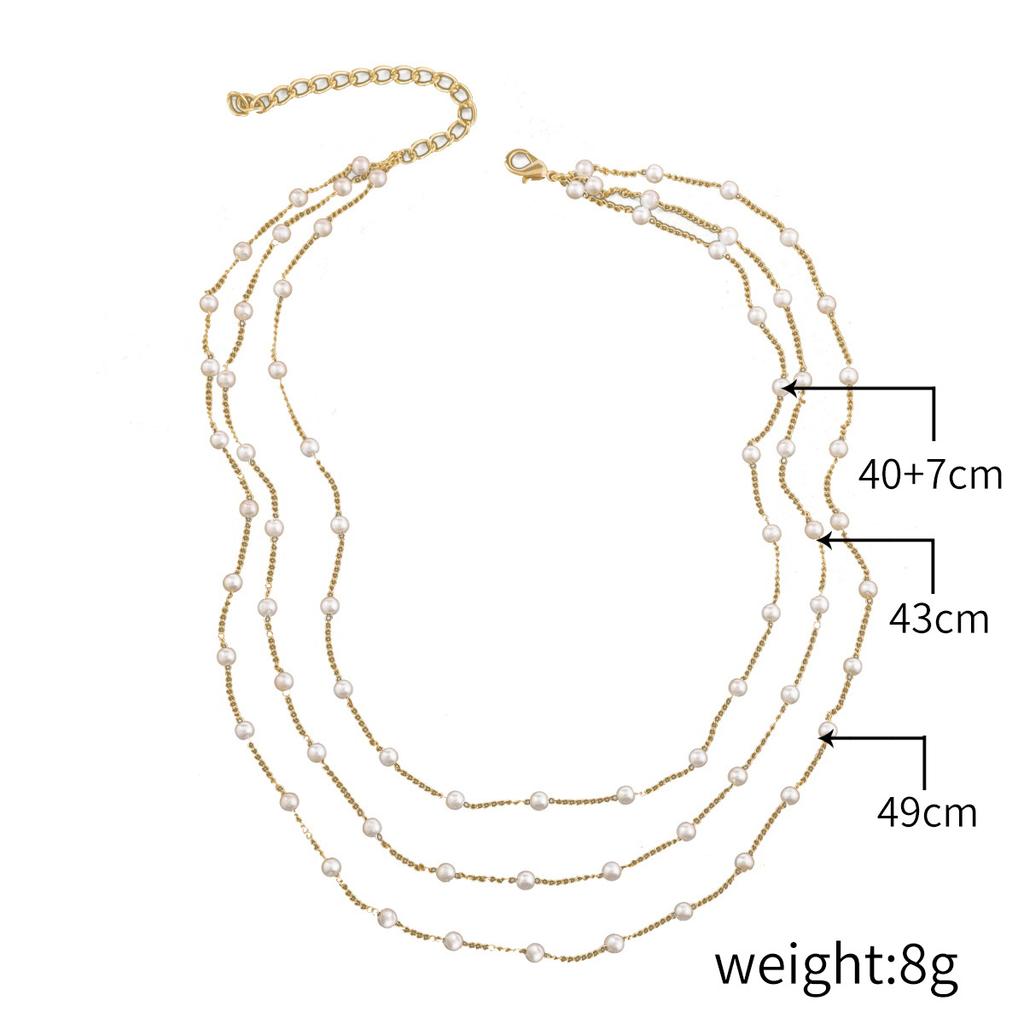Necklace for Women Jewelry Necklace Simple Necklace Necklace Set 5 Piece Necklace Female Beautiful Elegant Necklace for Her