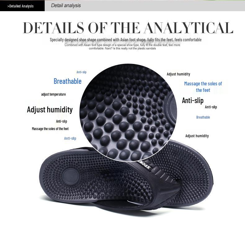 Men's Colorblock Massage Sole Flip Flops - Plus Size Lightweight Beach Toe Post Slippers for Outdoor Casual Wear